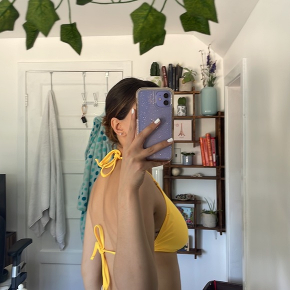 Yellow bikini top - Picture 3 of 4